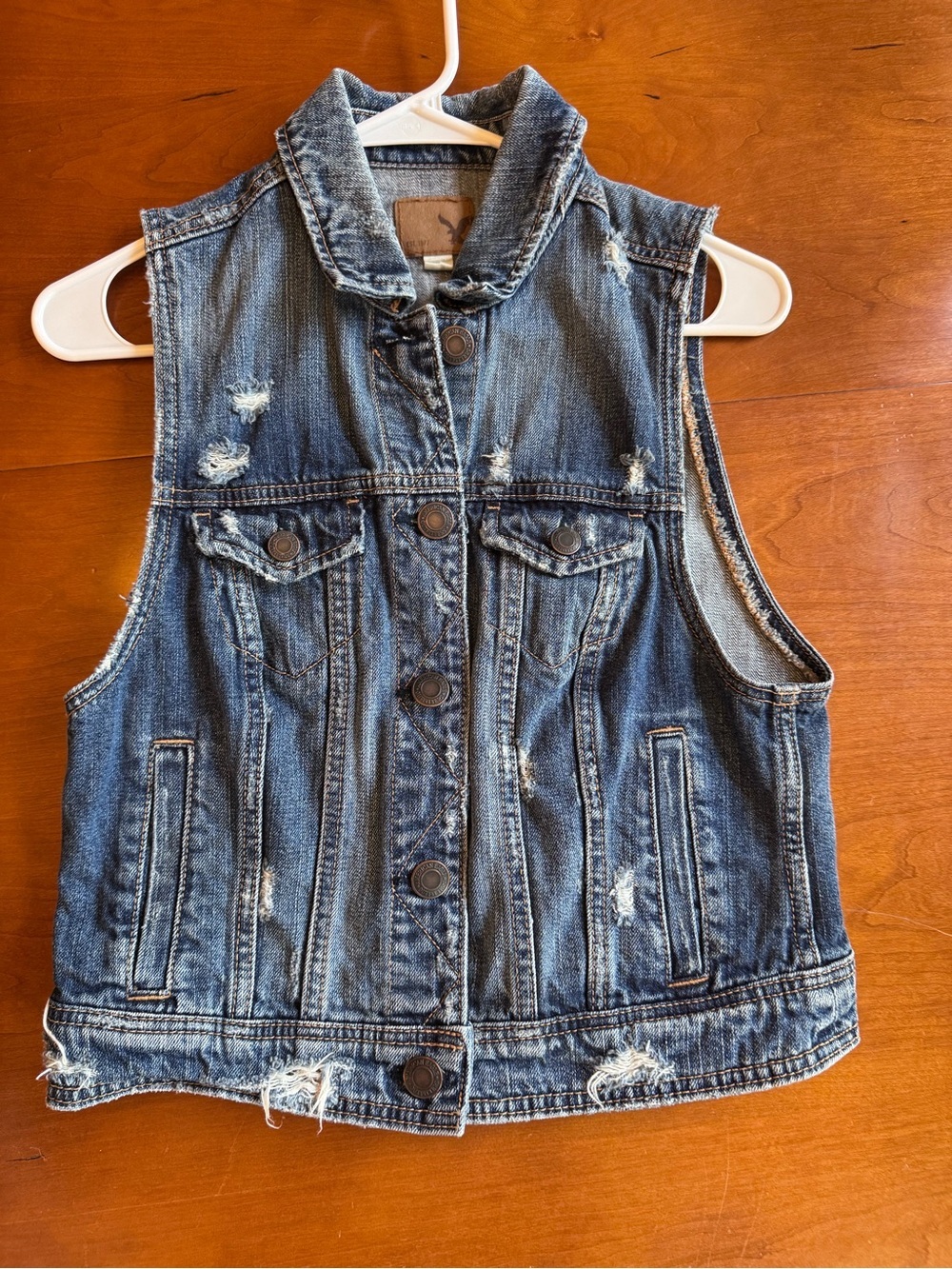 American Eagle outfitters denim vest Size M - Picture 3 of 9